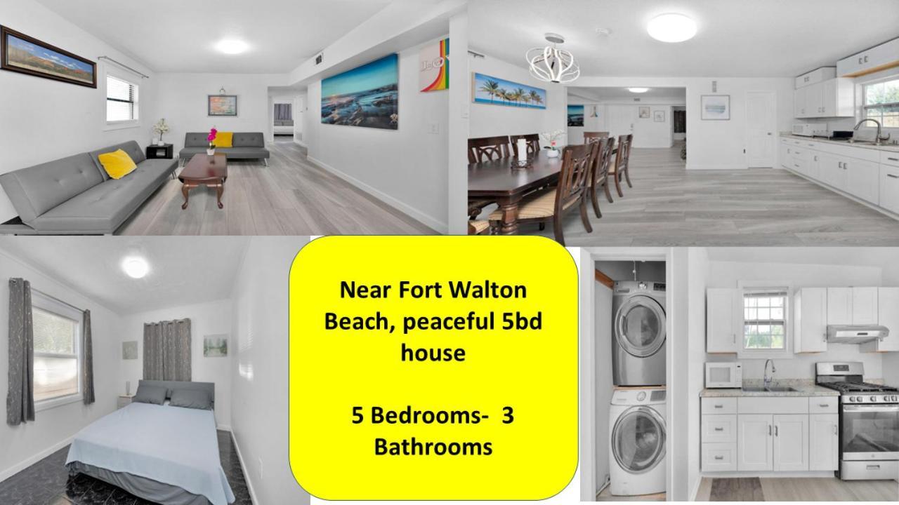 Near Fort Walton Beach, Peaceful 5 Bedrooms House Екстер'єр фото